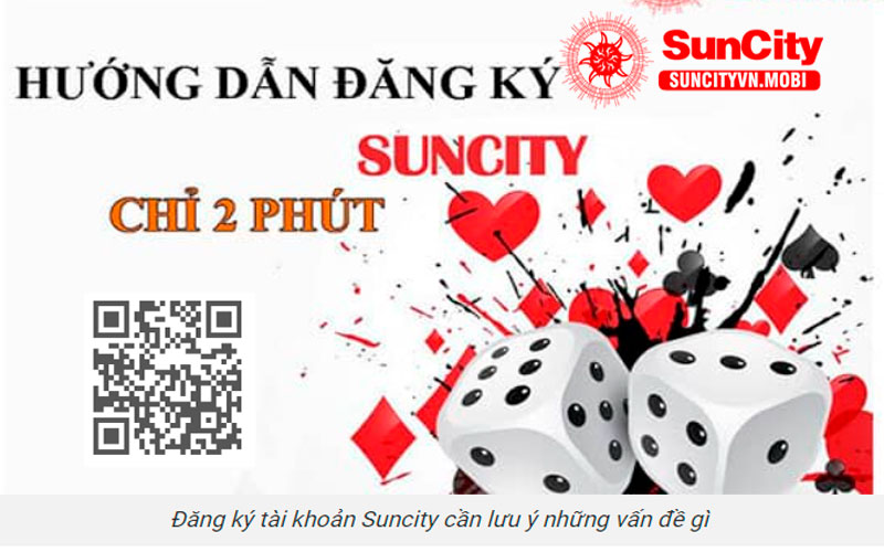 hướng dẫn đăng ký suncity online nhanh trên điện thoại